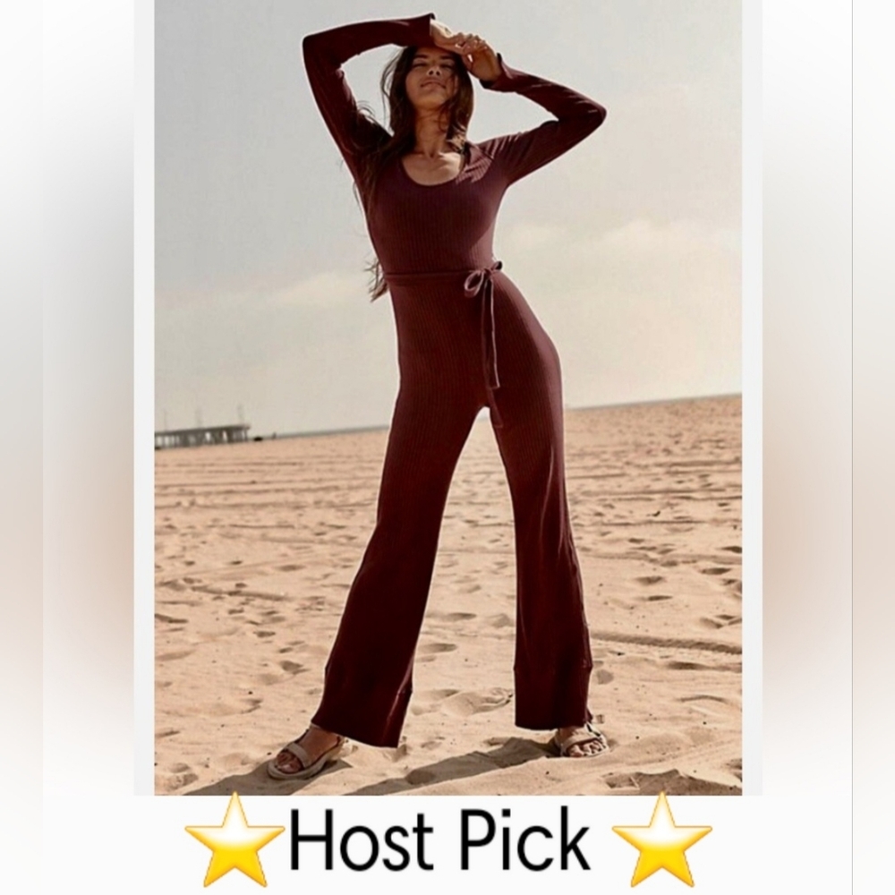 Free People Movement Blissed Out Jumpsuit Medium ⭐️Host Pick⭐️